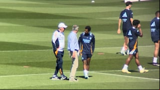 Tras hablar con Ancelotti: Rodrygo se retiró del entrenamiento y no seguiría en Real Madrid